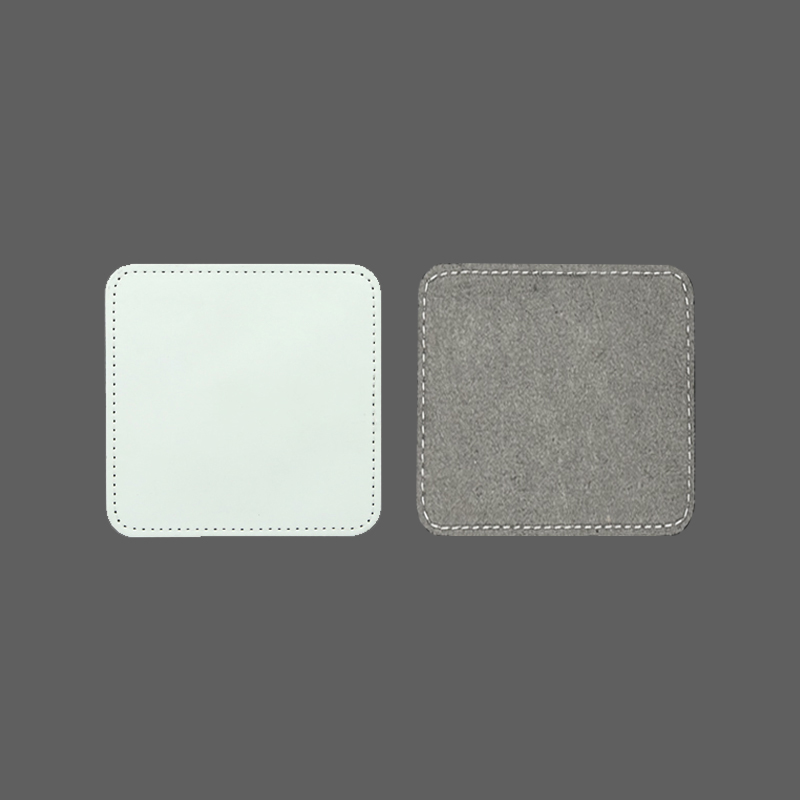2 1/2' x 2 1/2' Patch Kulit Buatan Sublimasi Persegi dengan Perekat