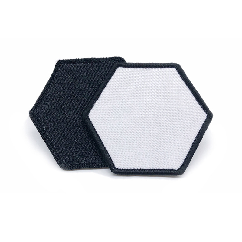2 1/2' x 2 1/2' Patch Kulit Buatan Sublimasi Persegi dengan Perekat