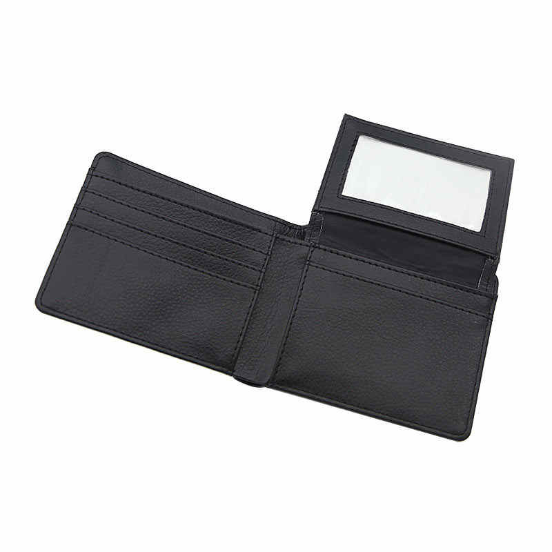 Dompet Bifold Kulit Buatan Sublimasi Pria dengan Tempat Kartu