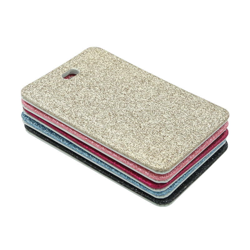 Tag Bagasi Kulit Glitter Sublimasi-Satu Sisi Dapat Dicetak Tag Bagasi Kulit Glitter Sublimasi-Satu Sisi Dapat Dicetak