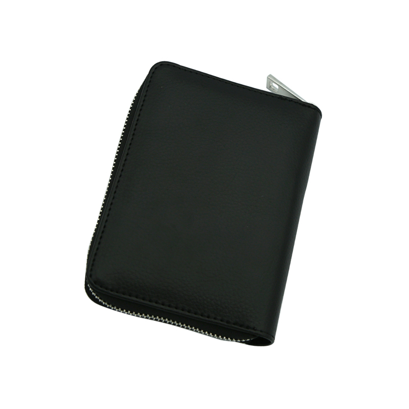 Dompet Ritsleting Kulit Buatan Sublimasi - Tengah