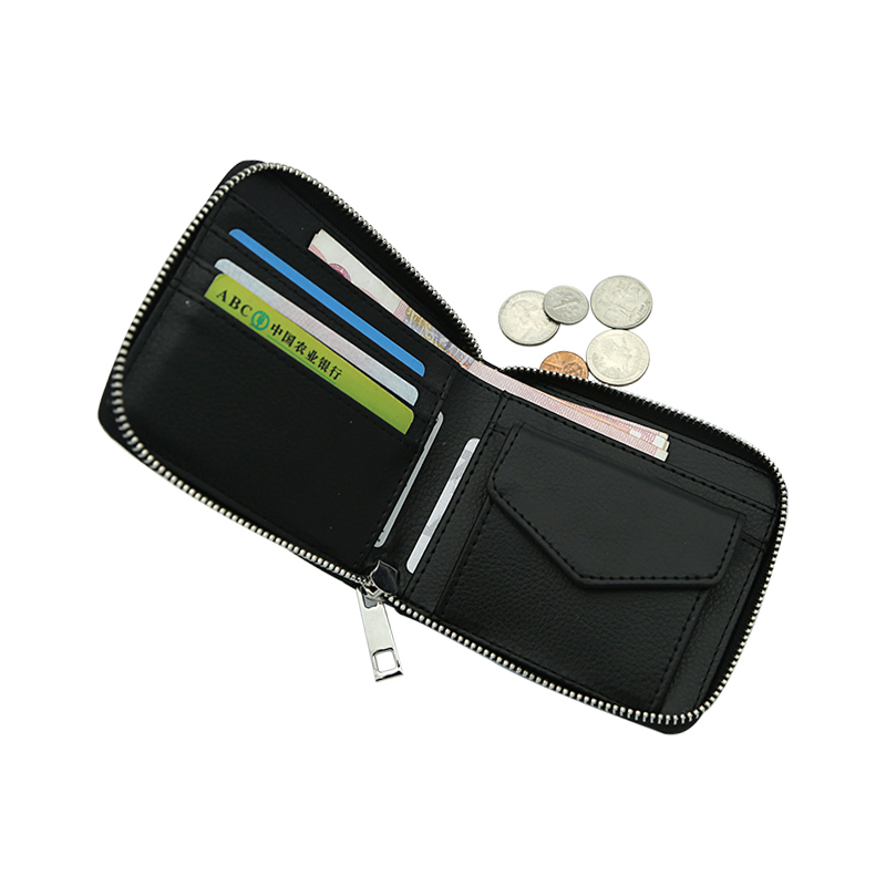 Dompet Ritsleting Kulit Buatan Sublimasi - Kecil 