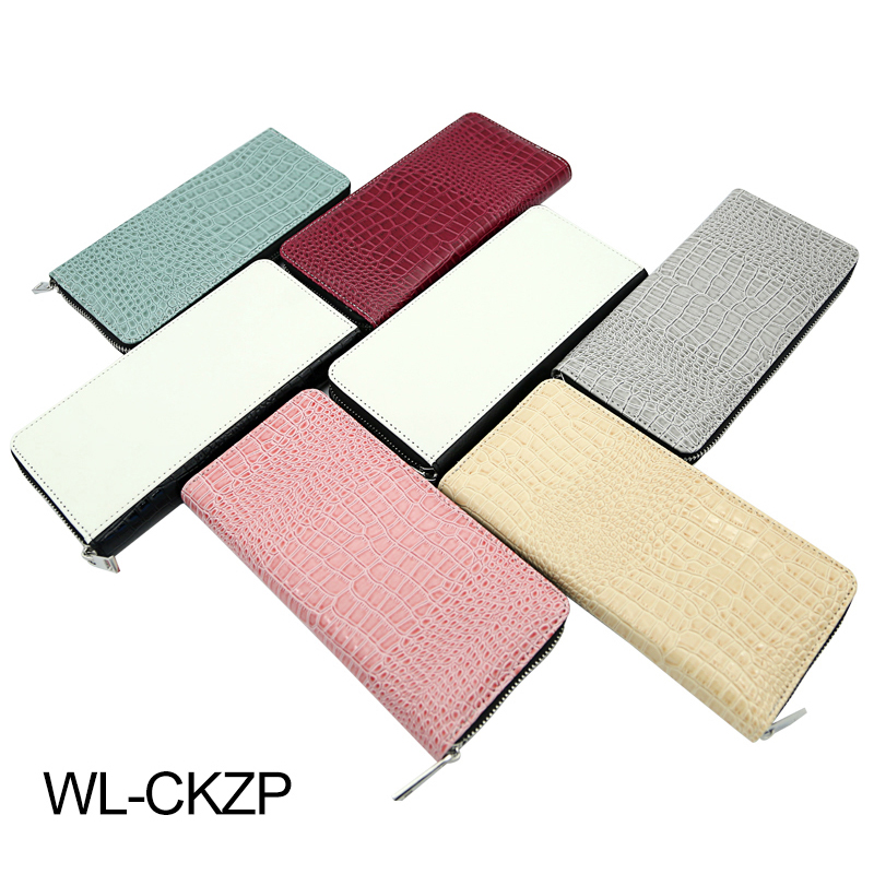 Dompet Ritsleting Kulit Buatan Sublimasi - Besar
