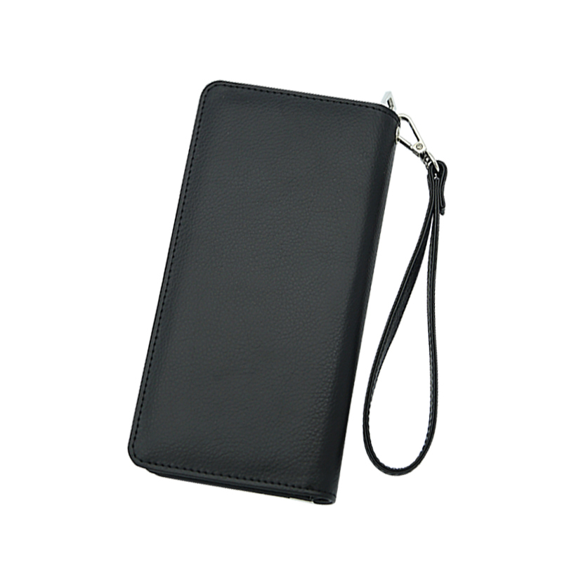 Dompet Kulit Buatan Sublimasi dengan Tali Pergelangan Tangan - Klasik