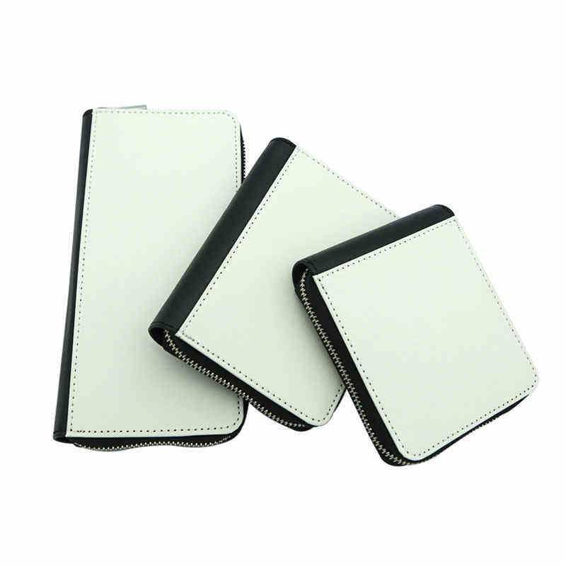 Dompet Ritsleting Kulit Buatan Sublimasi - Besar