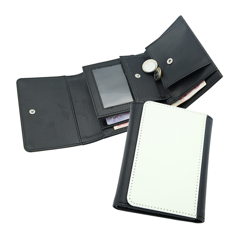 Dompet Kulit Buatan Sublimasi dengan Kulit PU Bagian Dalam - Tengah