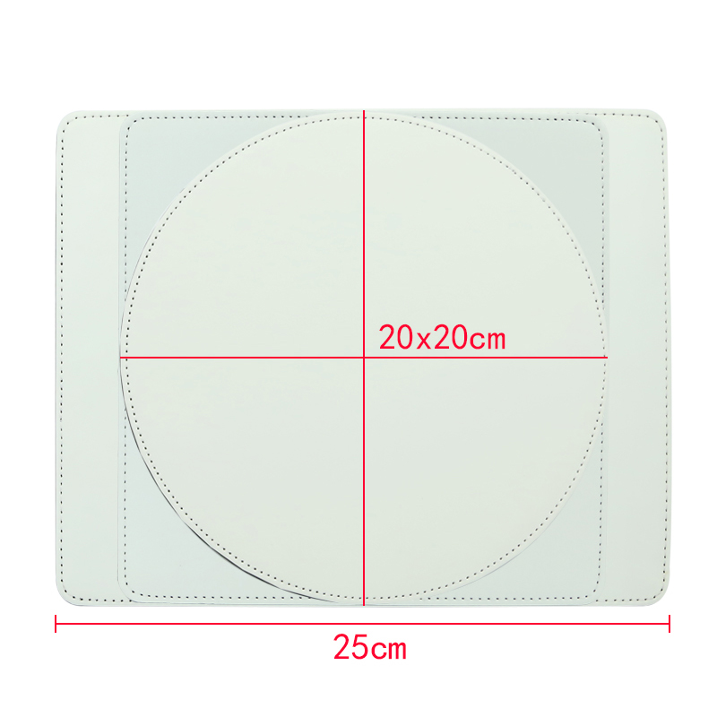 Mouse Pad Kulit PU Sublimasi - Persegi Panjang