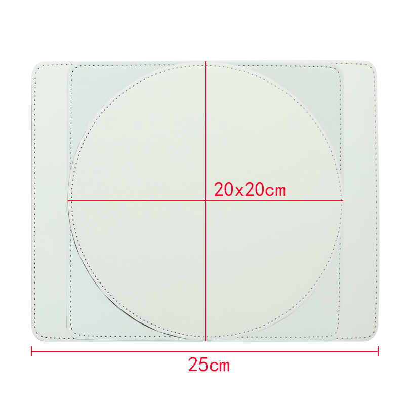 Mouse Pad Kulit Pu Sublimasi - Kotak