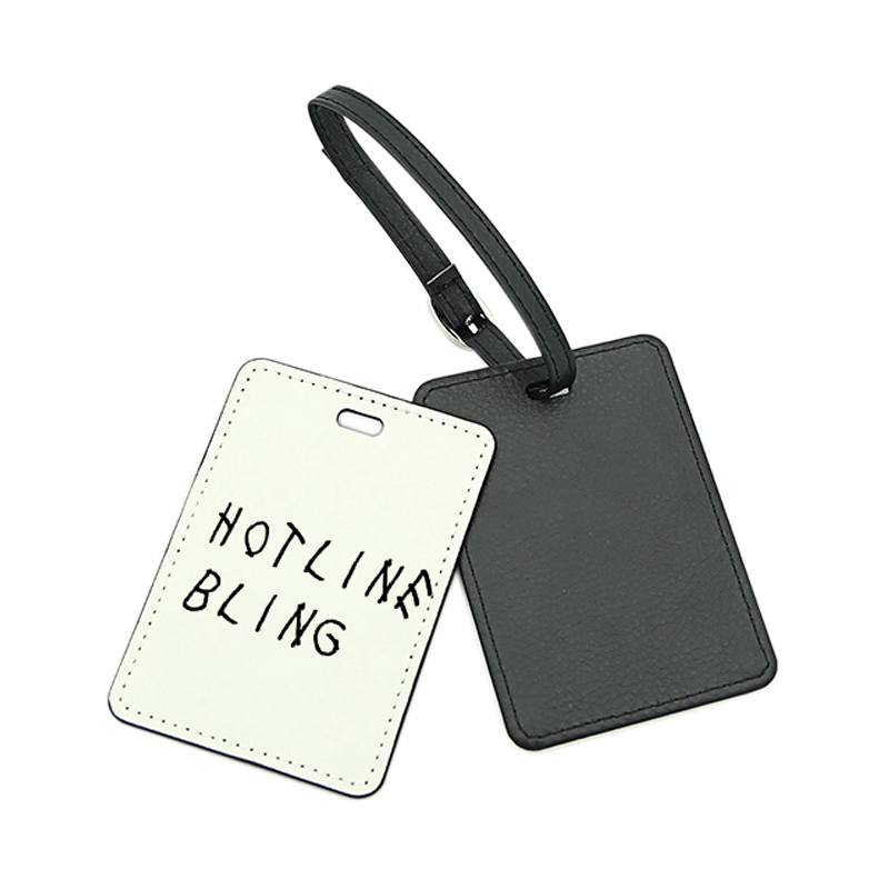 Tag Bagasi Kulit PU Sublimasi-Sisi Ganda Dapat Dicetak Tag Bagasi Kulit PU Sublimasi-Sisi Ganda Dapat Dicetak