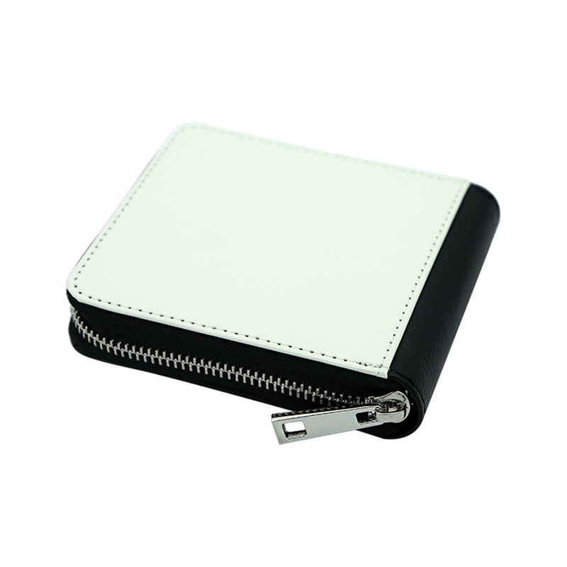 Dompet Ritsleting Kulit Buatan Sublimasi - Kecil 