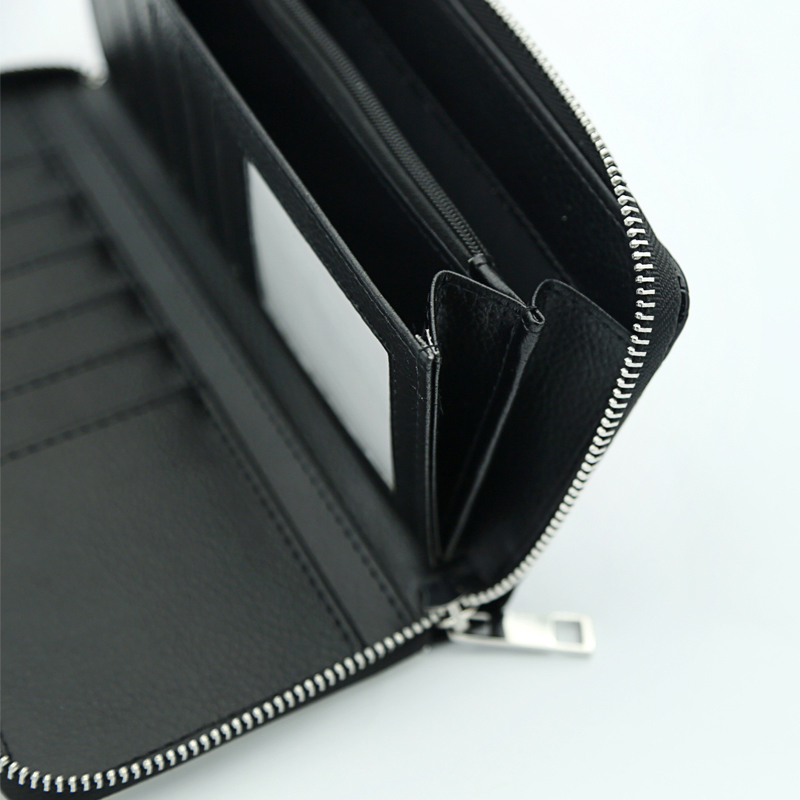 Dompet Ritsleting Kulit Buatan Sublimasi - Besar