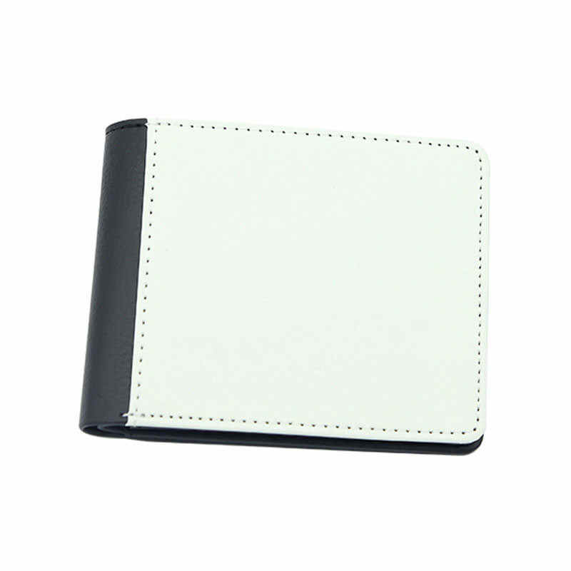 Dompet Bifold Kulit Buatan Sublimasi Pria dengan Tempat Kartu