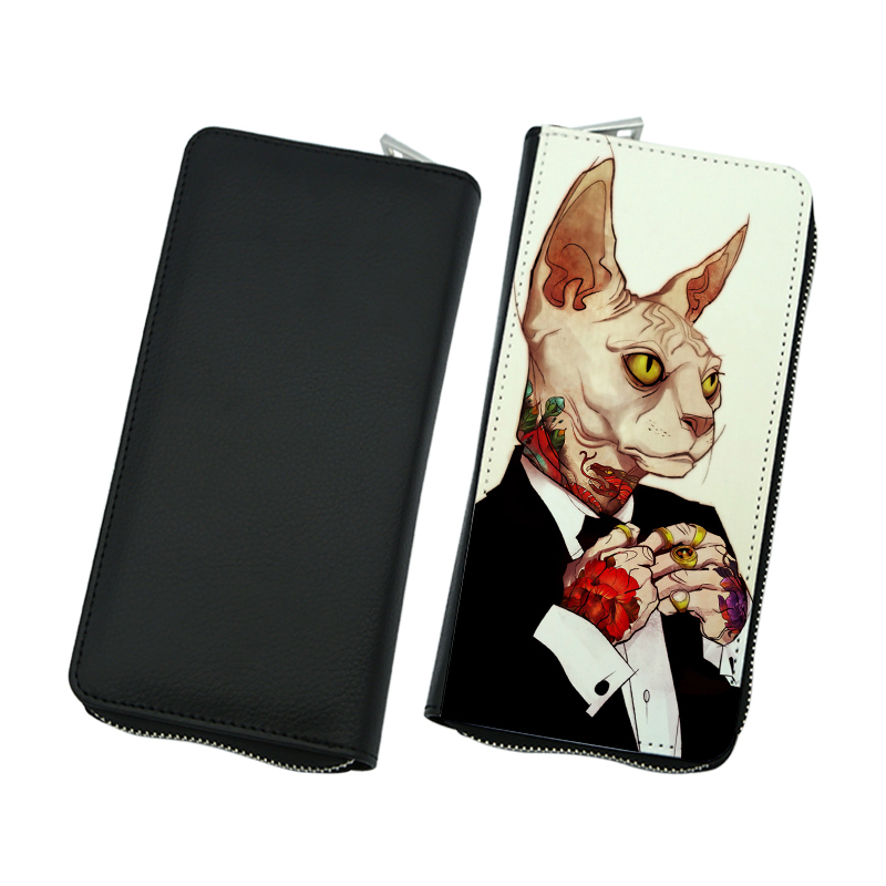 Dompet Ritsleting Kulit Buatan Sublimasi - Besar