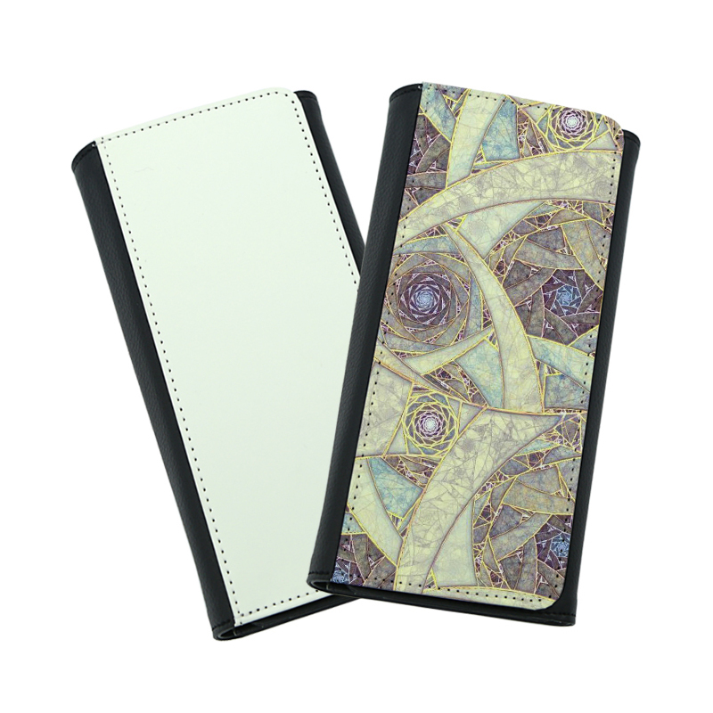 Dompet Lipat Tiga Kulit Buatan Sublimasi