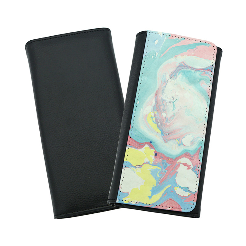 Dompet Lipat Tiga Kulit Buatan Sublimasi