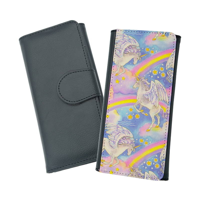 Dompet Kulit Buatan Sublimasi dengan Kulit PU Bagian Dalam - Panjang