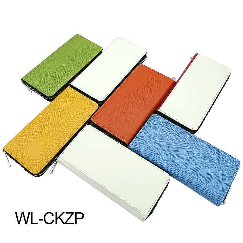 Dompet Ritsleting Kulit Buatan Sublimasi - Besar
