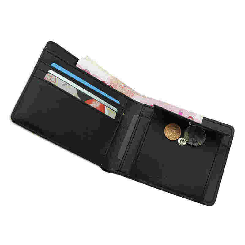 Dompet Bifold Kulit Buatan Sublimasi Pria dengan Saku Koin Dompet Bifold Kulit Buatan Sublimasi Pria dengan Saku Koin
