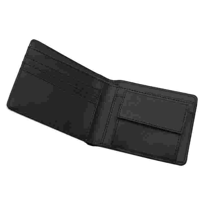 Dompet Bifold Kulit Buatan Sublimasi Pria dengan Saku Koin Dompet Bifold Kulit Buatan Sublimasi Pria dengan Saku Koin