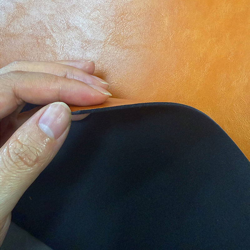 Lembaran kulit buatan laser 1,8 mm dengan perekat/tanpa perekat